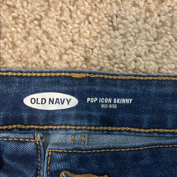 Old Navy Blue Skinny Jeans with Distressed Details - Picture 2 of 8